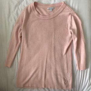 PALE PINK SWEATER NEW YORK & COMPANY